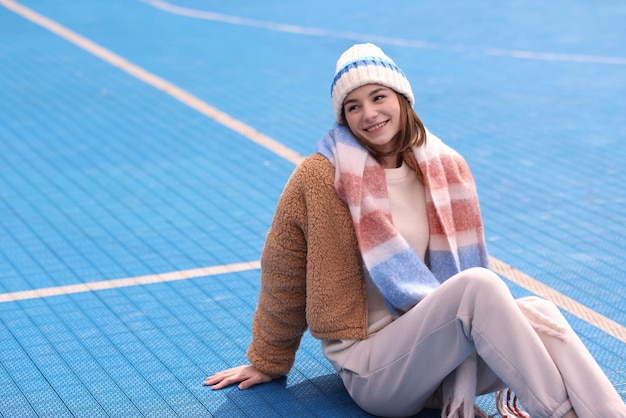sweter zoja blue sky